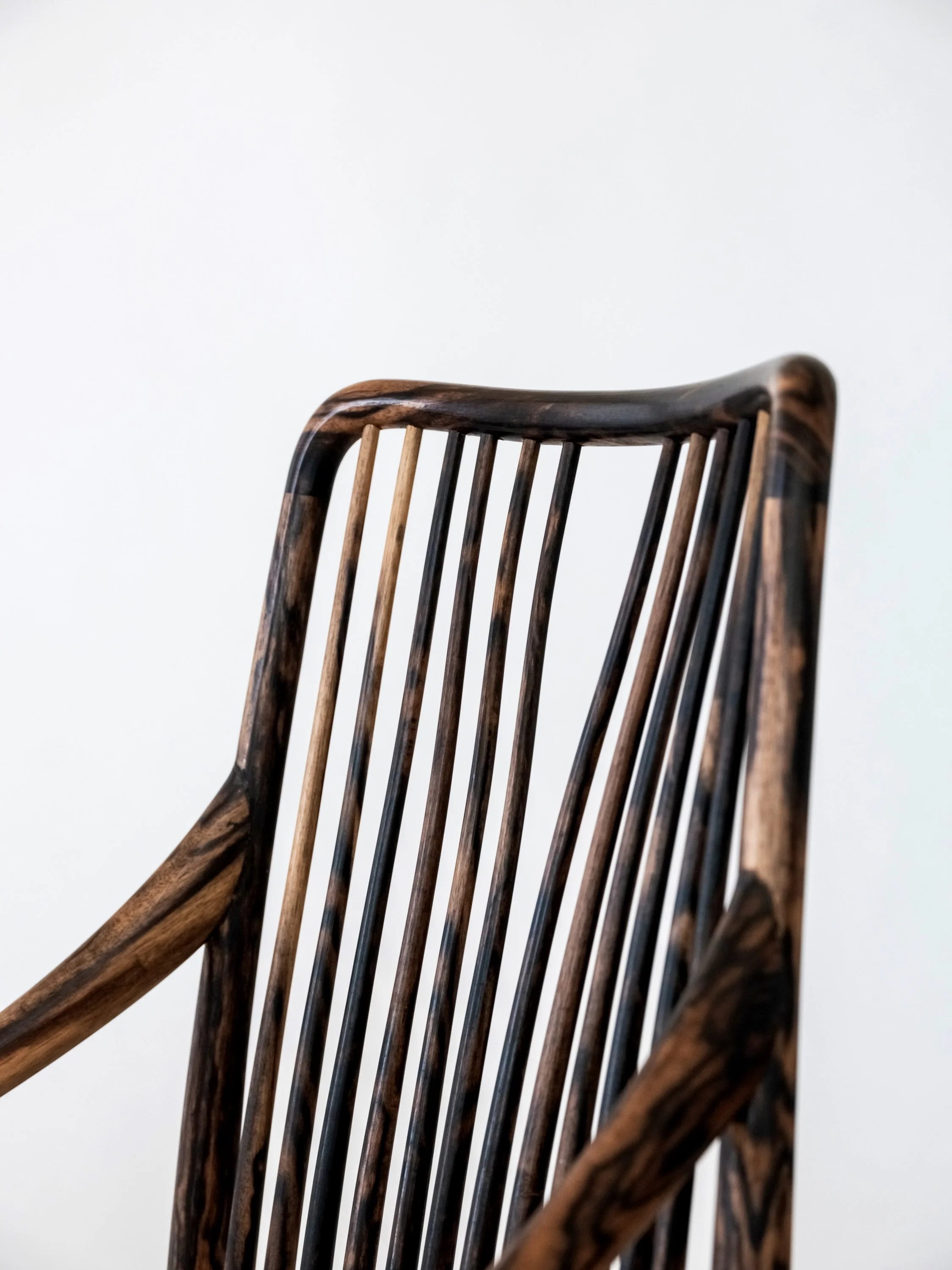 Black Persimmon Chair by Toshio Tokunaga Radno̲r — Radnor